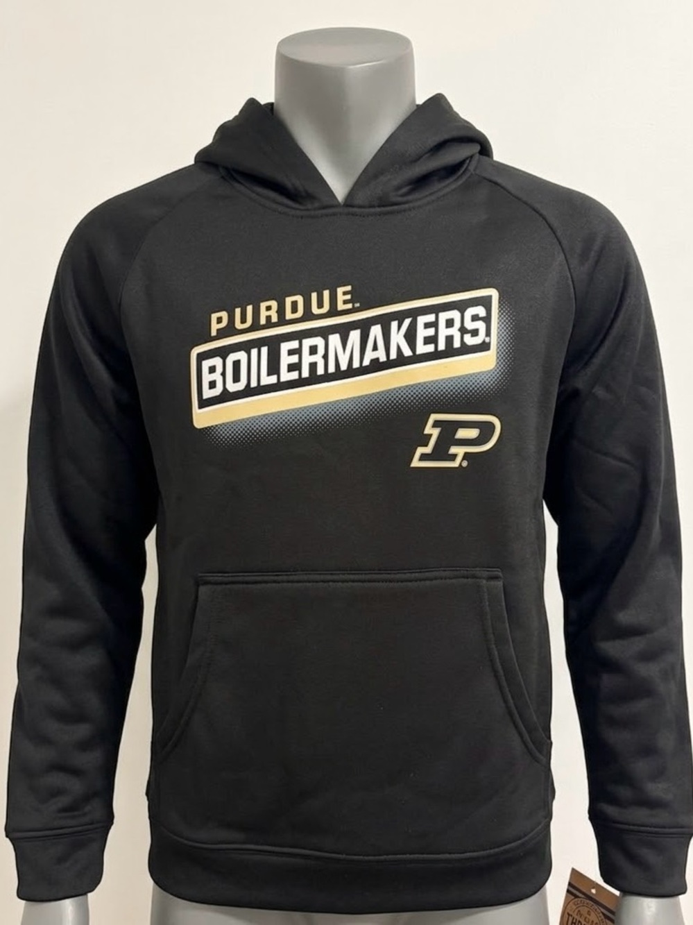 Rivalry Threads Purdue Boilermakers Black and Gold Hoodie NWT